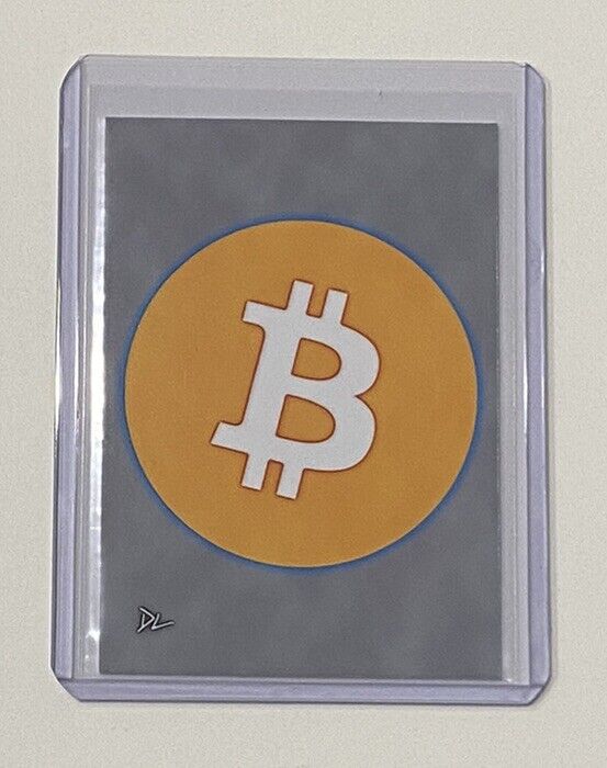 Bitcoin Limited Edition Artist Signed “In BTC We Trust” Trading Card 7/10