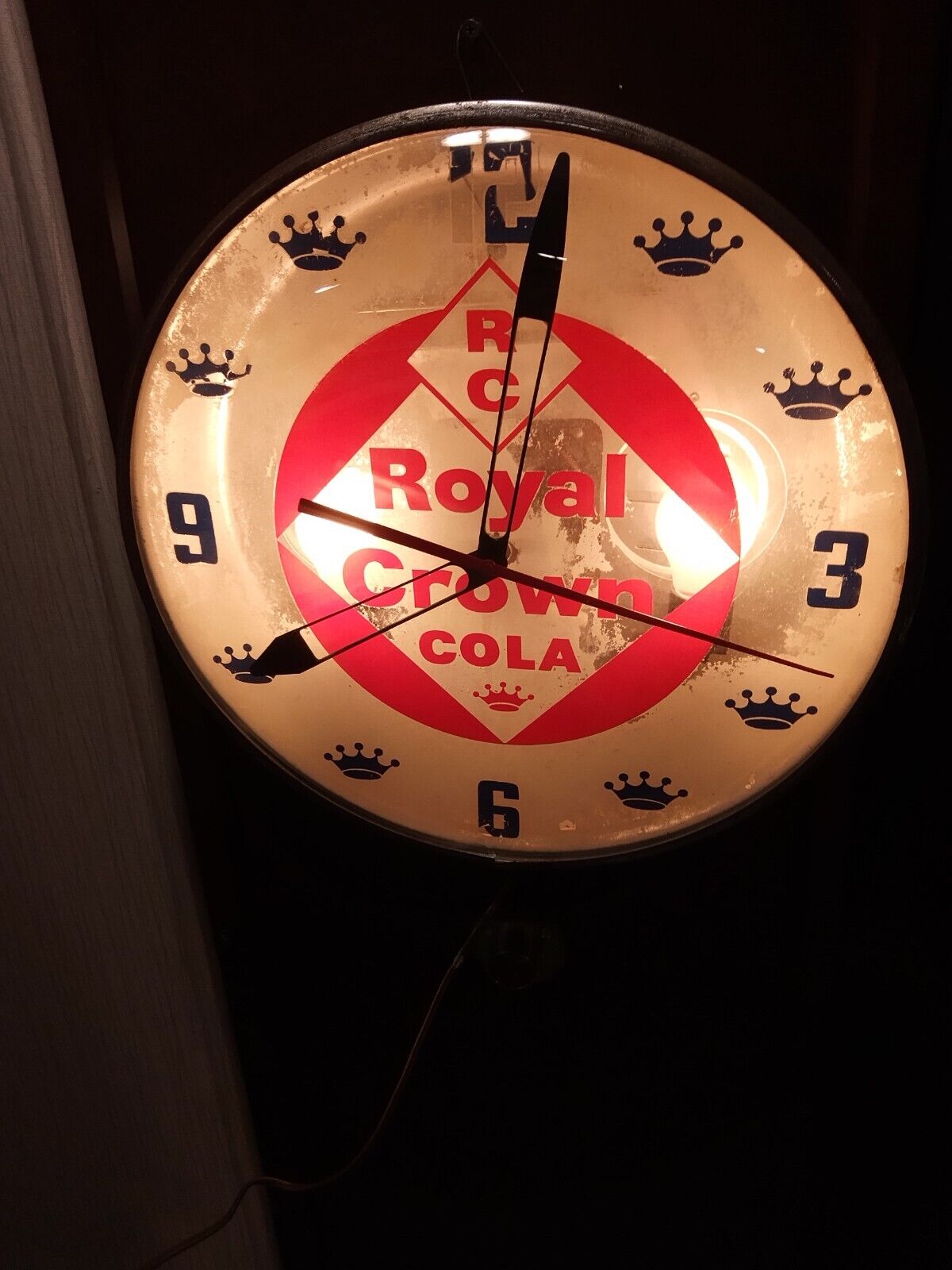 Vintage Royal Crown Clock 