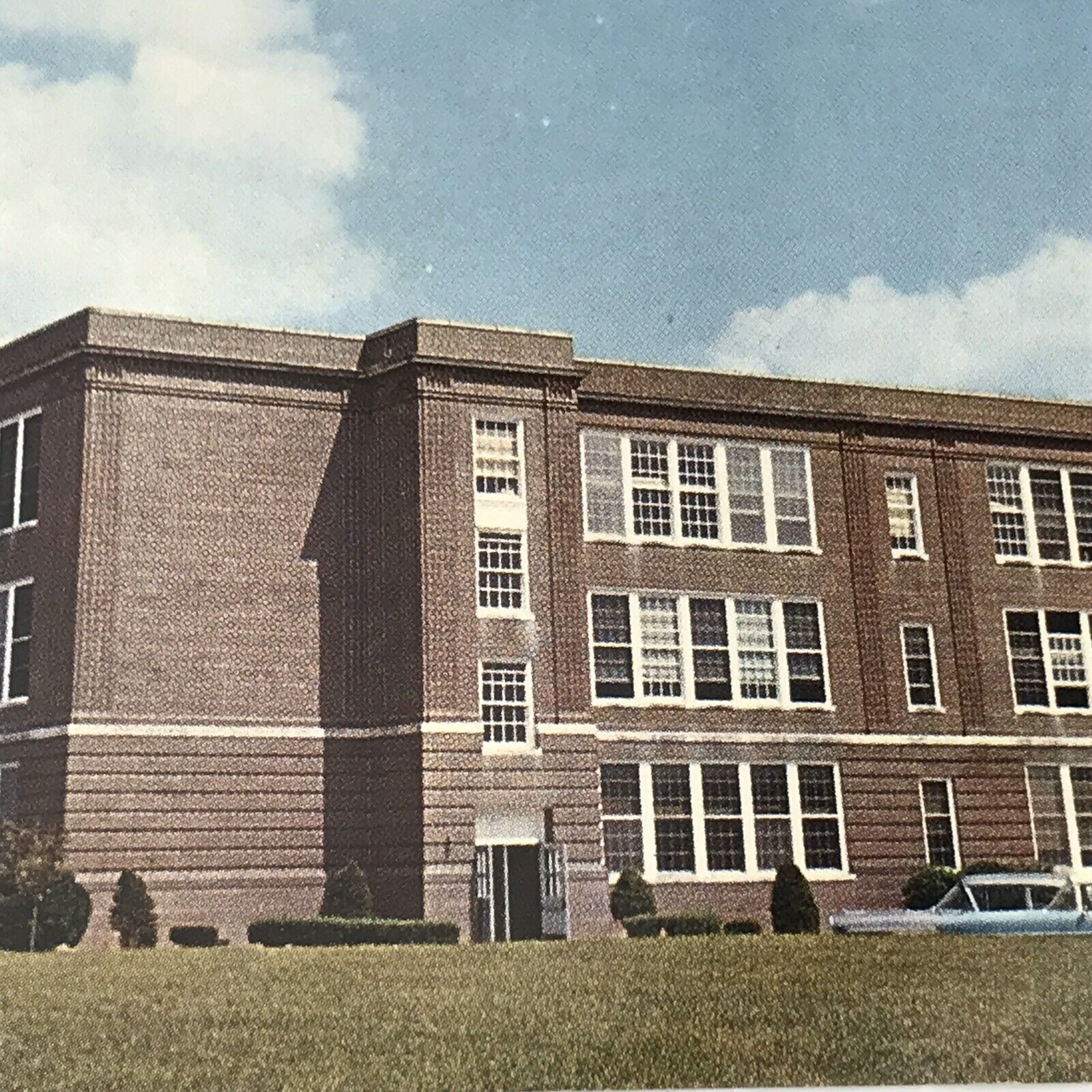 Milford High School Delaware Vintage Postcard