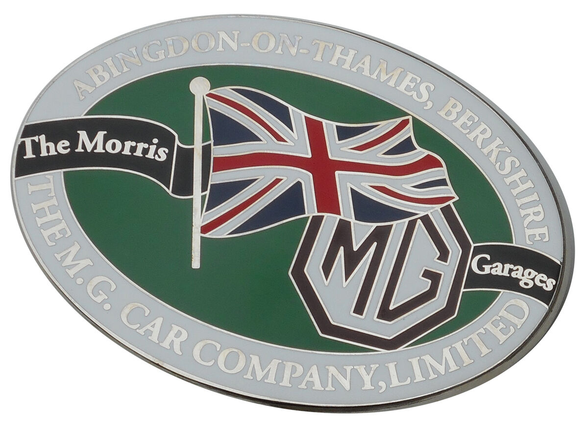 MG Abingdon-on-Thames car grille badge