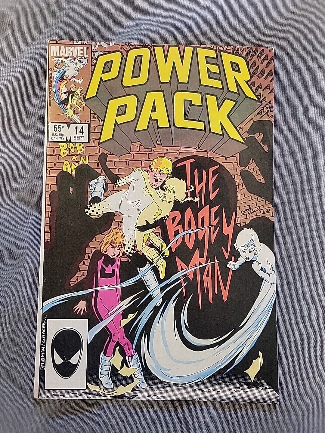 Power Pack #14 (Sep 1985, Marvel) 1st Appearance of The Bogey Man