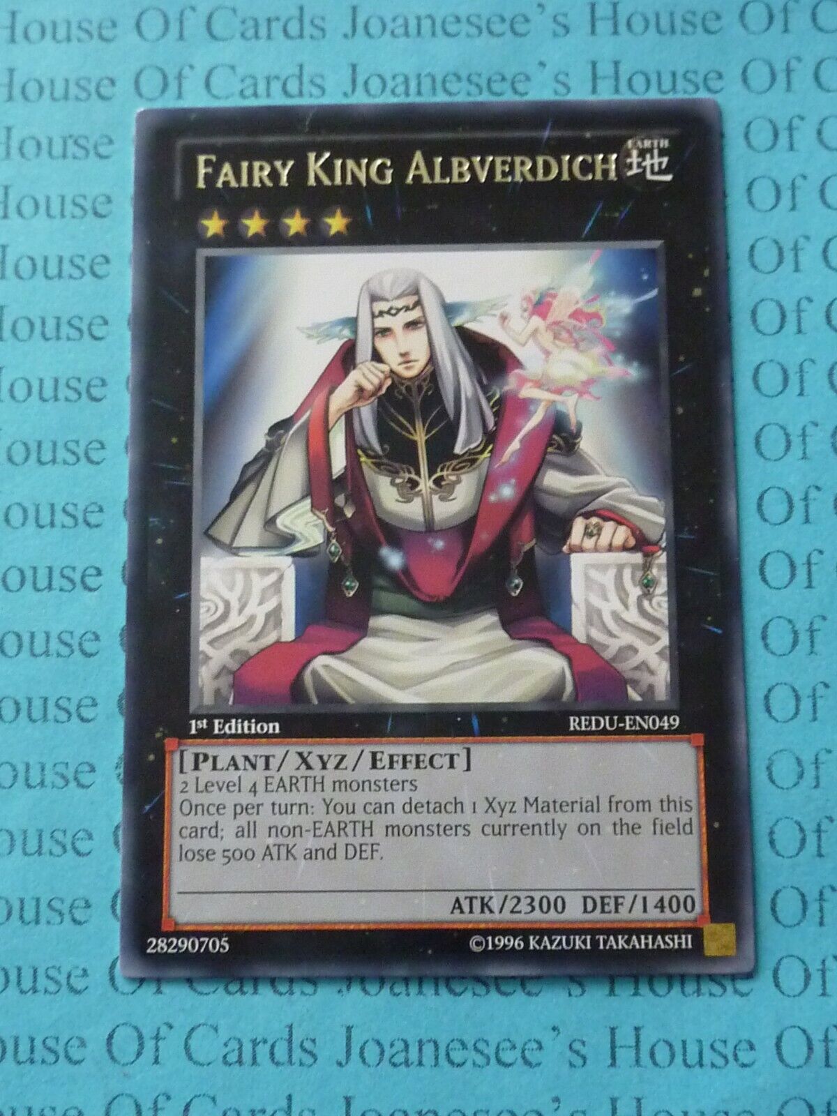 Fairy King Albverdich REDU-EN049 Rare Yu-Gi-Oh Card 1st Edition New