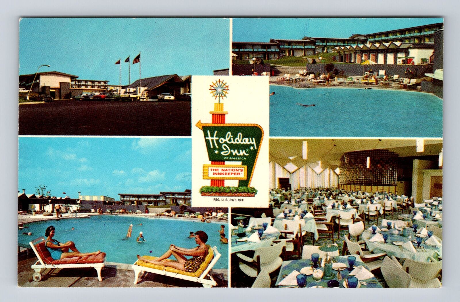 Rochester NY-New York, Holiday Inn, Advertising, Vintage Souvenir Postcard