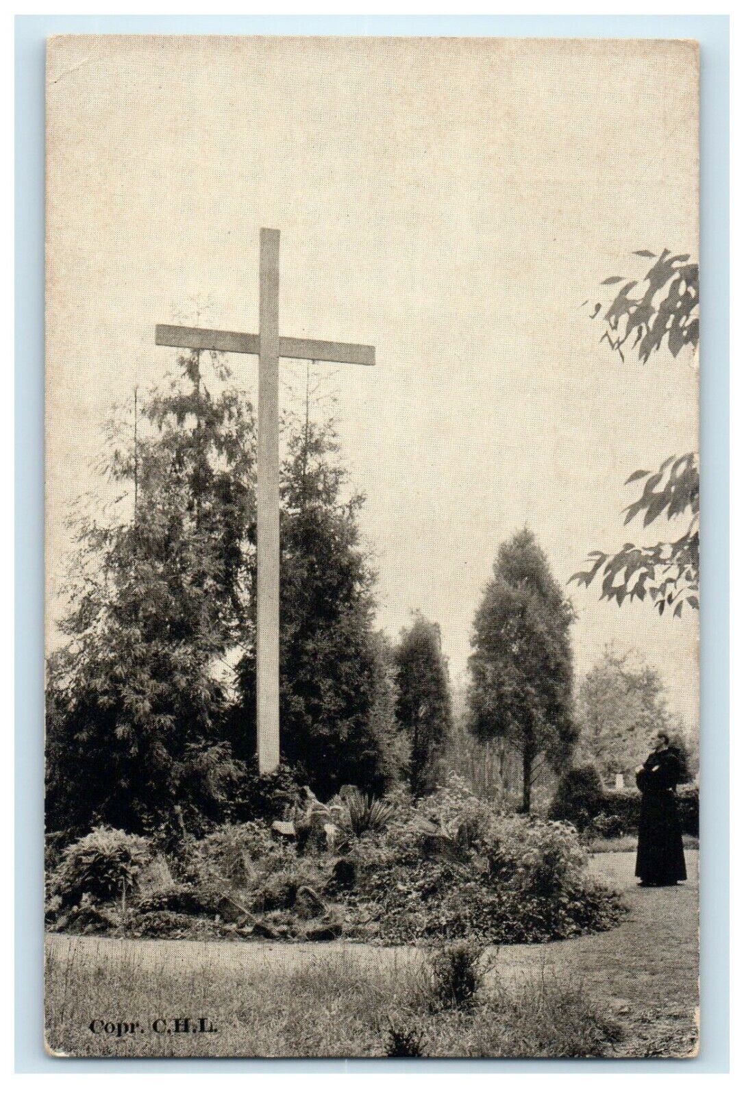 c1920\'s Mount St. Sepulchre Cross Washington D.C Vintage Postcard