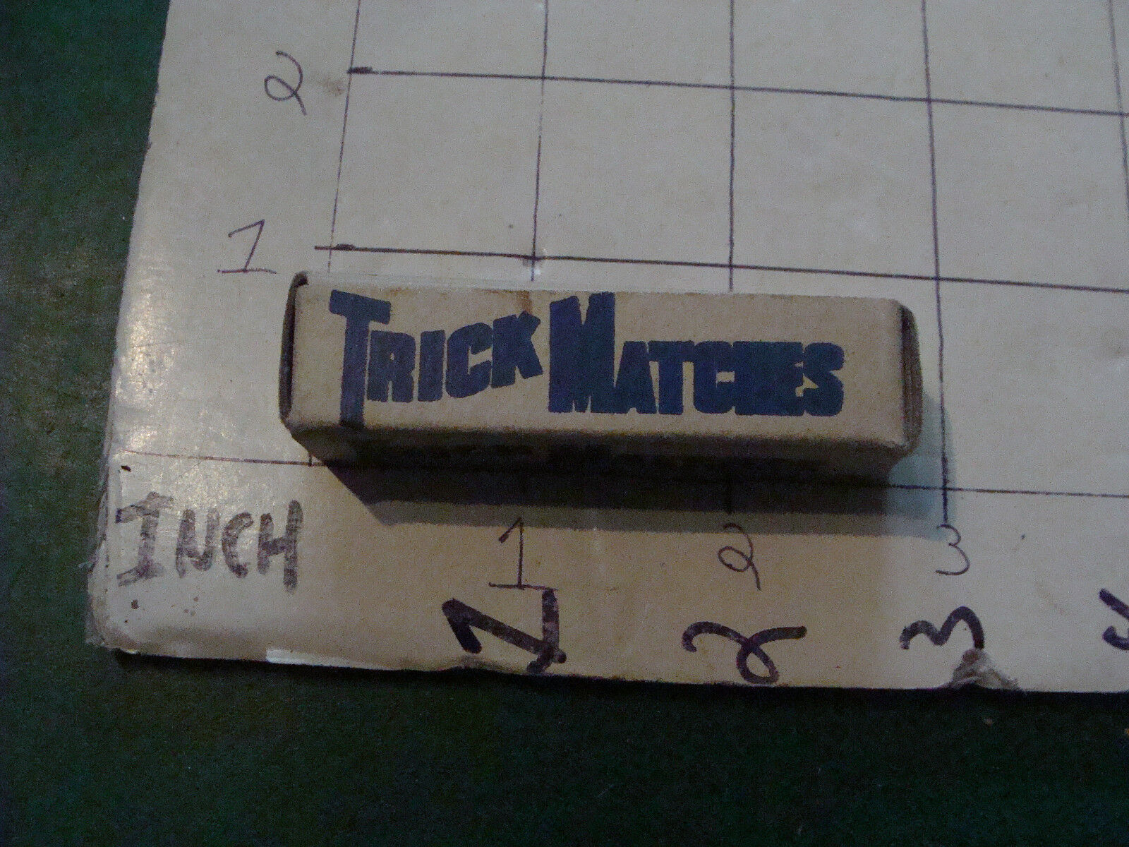 vintage TRICK/GAG/JOKE: 1950'S TRICK MATCHES in box, untested, UNUSED