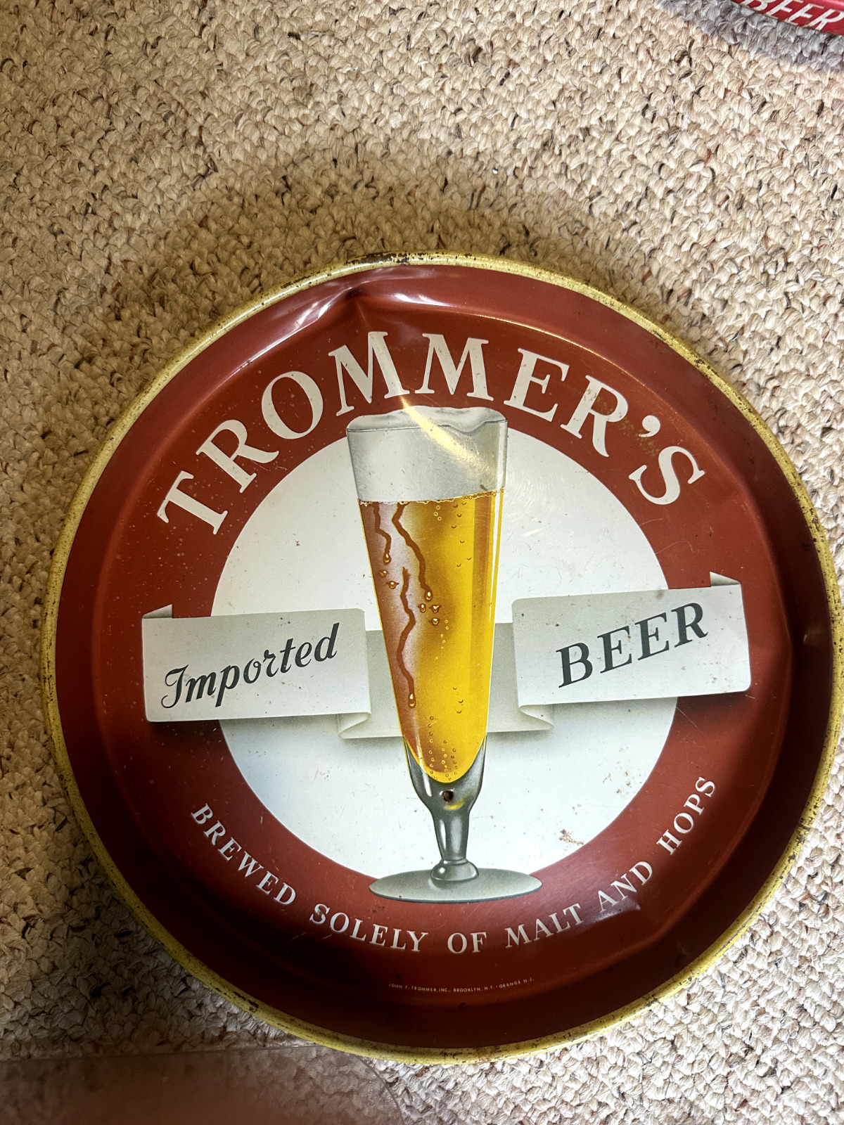 Vintage Trommers Imported Beer Tray/Collectors/Vintage/Rare