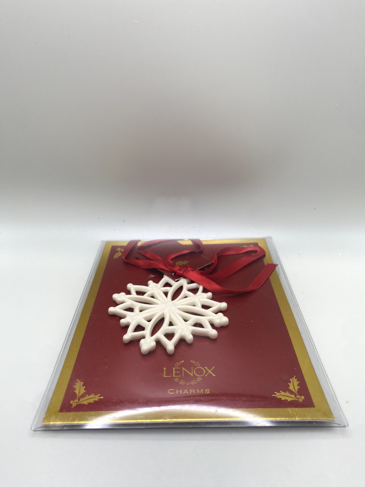 Lenox Charms Pierced Star Snowflake Christmas Ornament