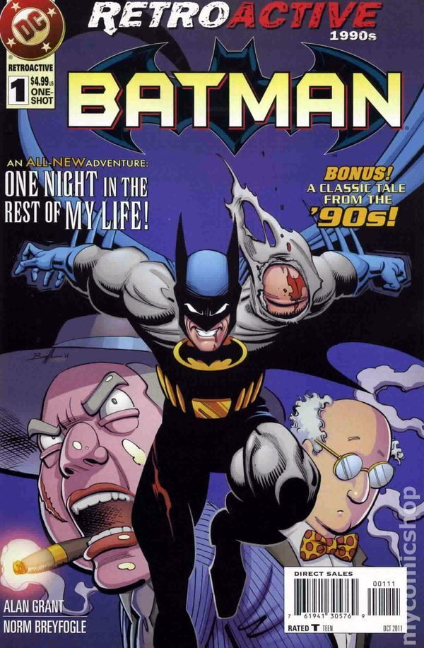 DC Retroactive Batman The 90s #1 NM 9.4 2011 Stock Image