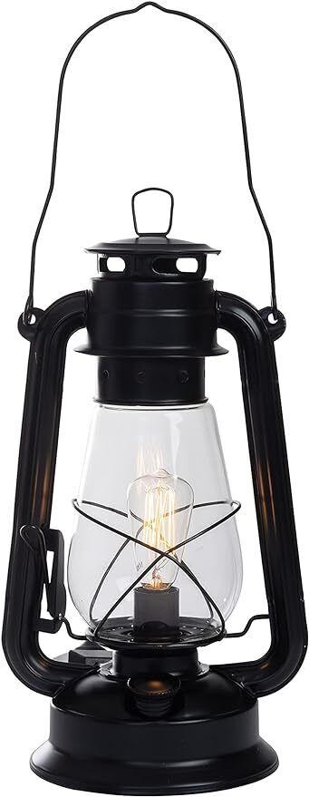 Dimmable Electric Lantern Table Lamp with line Cord dimmer and Edison Style