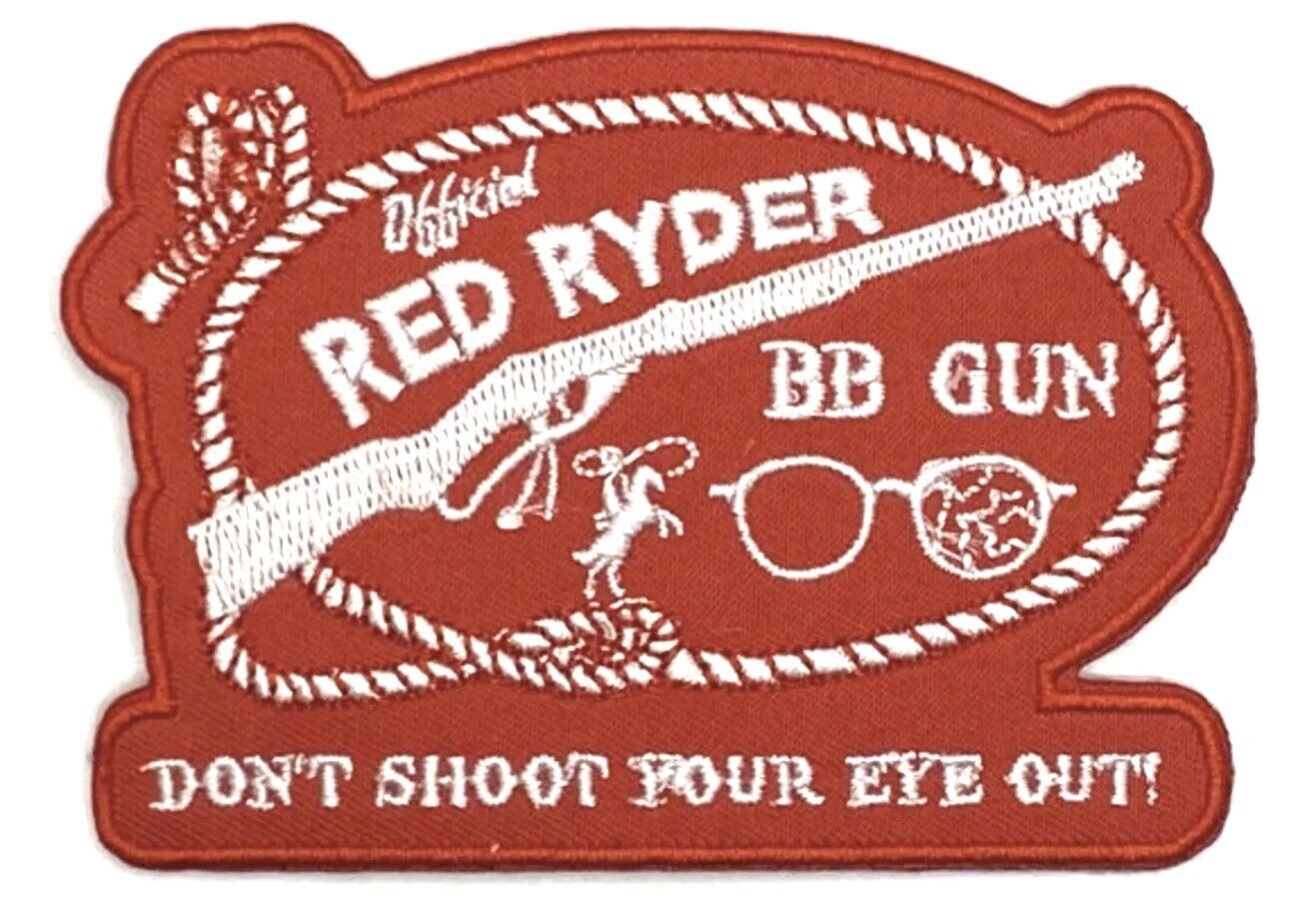 Red Ryder BB Gun Christmas Story Iron Sew Patch Vintage Style Retro