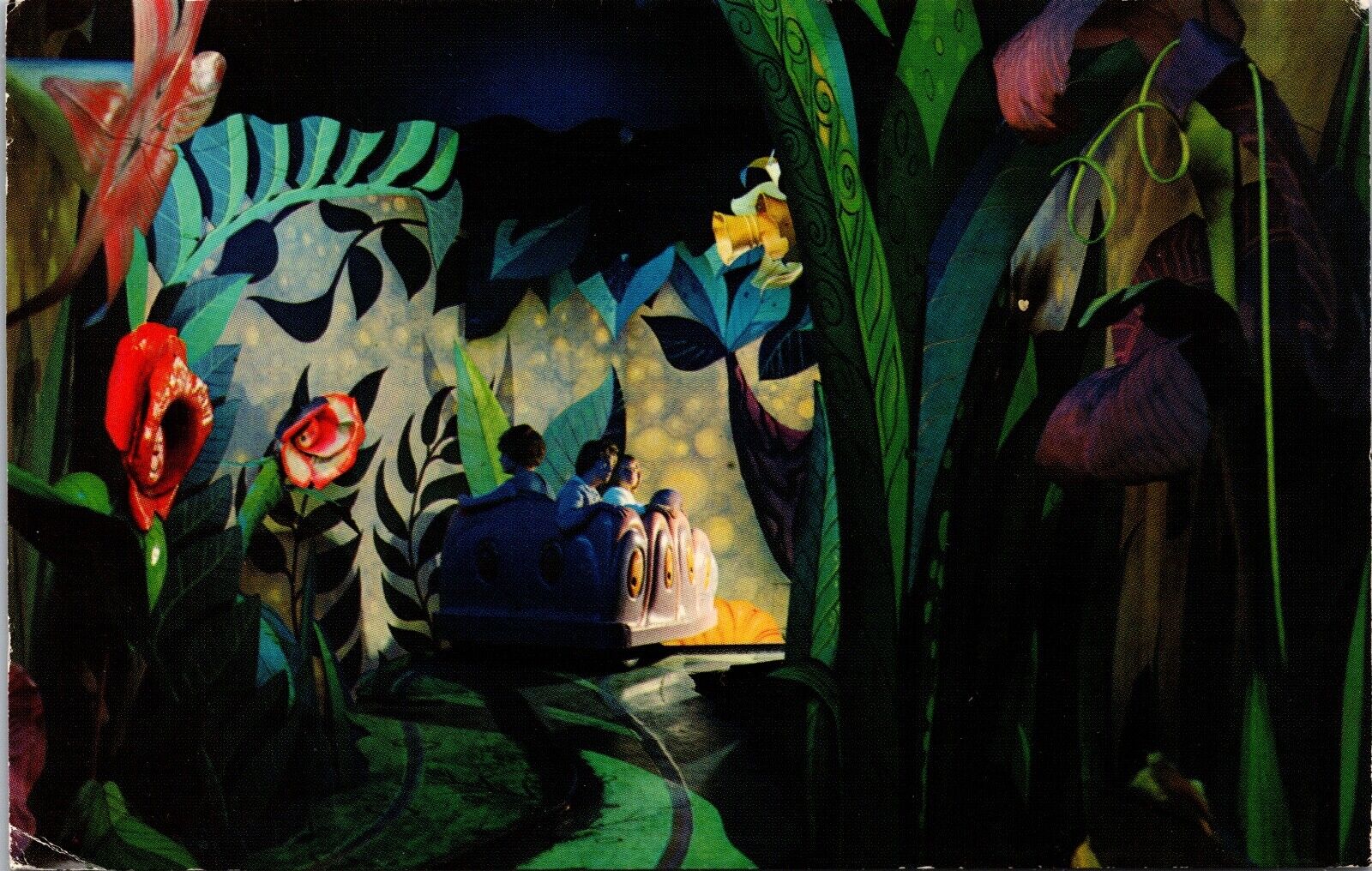 1974 Disneyland Alice Wonderland Fantasy Land Amusement Anaheim CA Postcard 8I