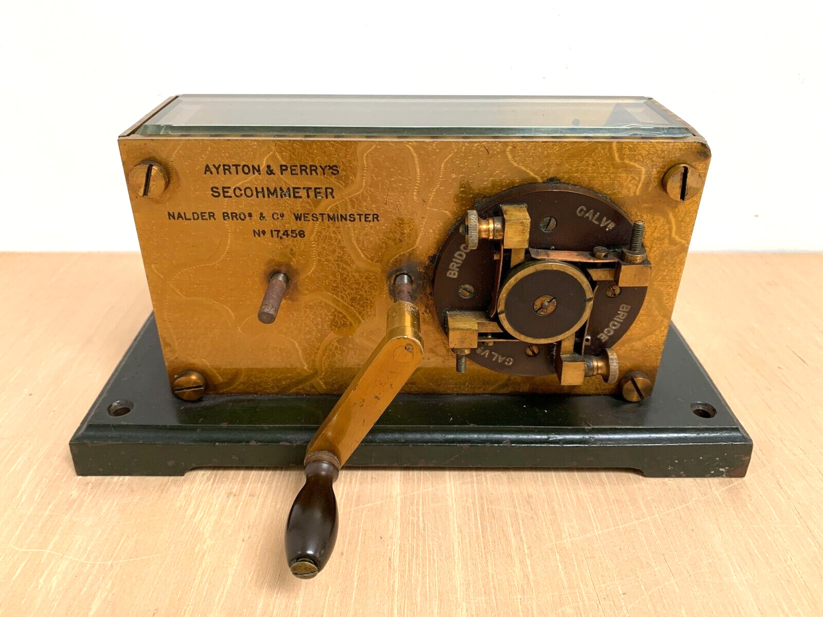 Antique Nalder Bros Westminster Ayrton & Perry\'s Secohmmeter Inductance Meter