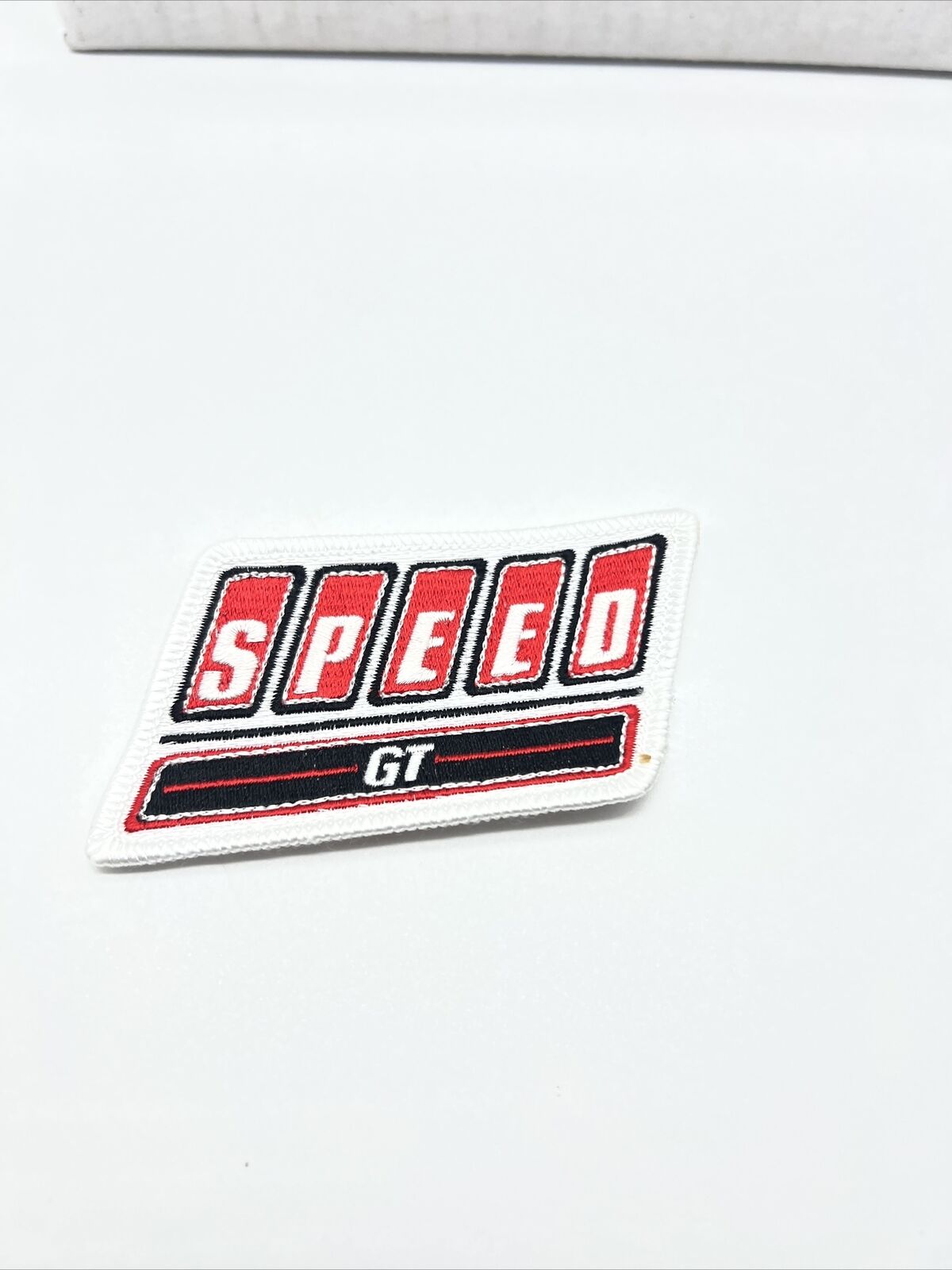 SPEED CHANNEL TV OFFICIAL GT RACING CLOTH PATCH circa 2000\'s NEW.
