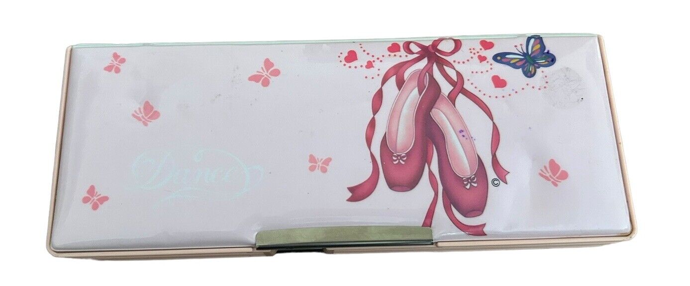 Vintage Flomo Dande Ballet Slippers Pencil Box Case 80\'s 90\'s As Is
