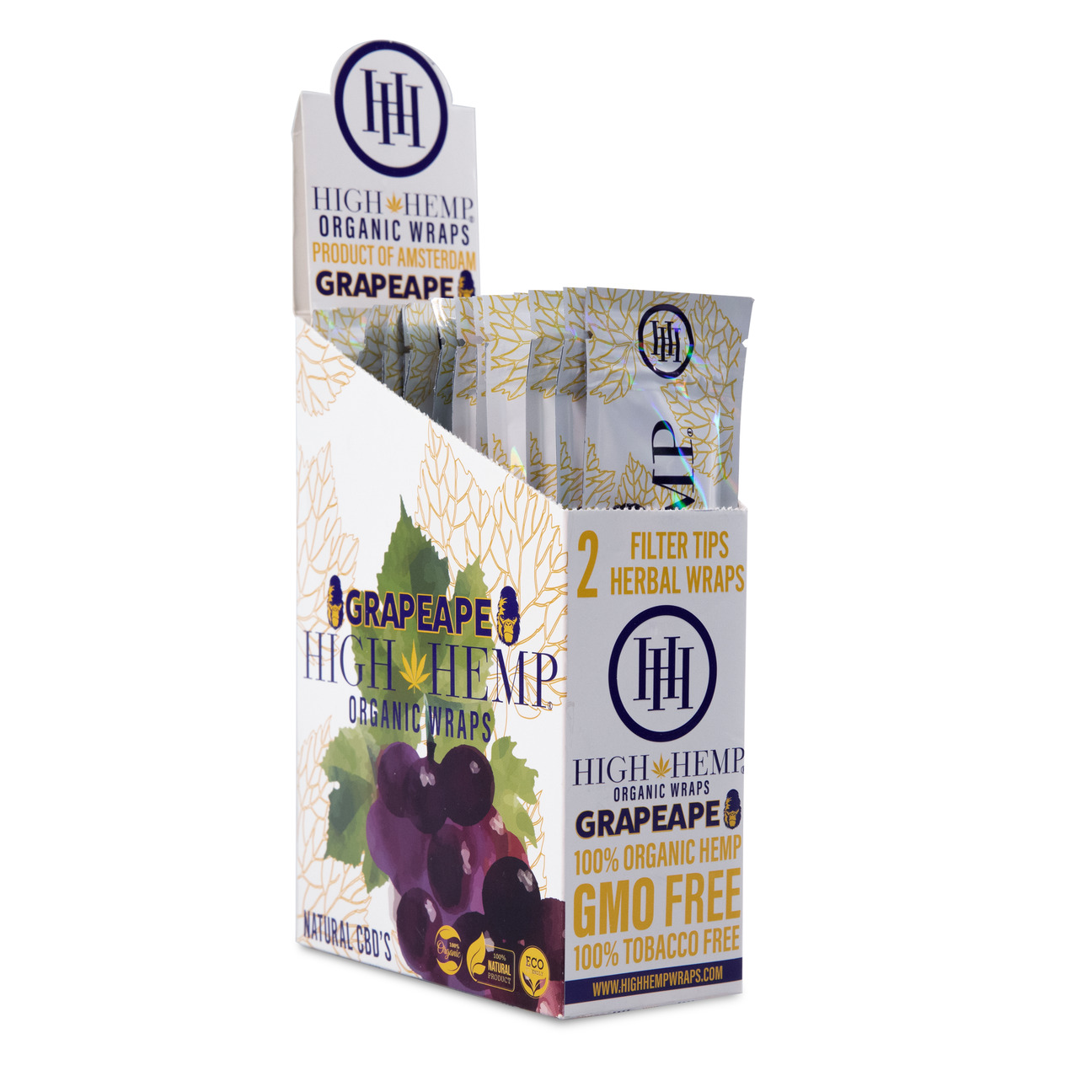 High Hemp Organic Rolling Papers Grapeape