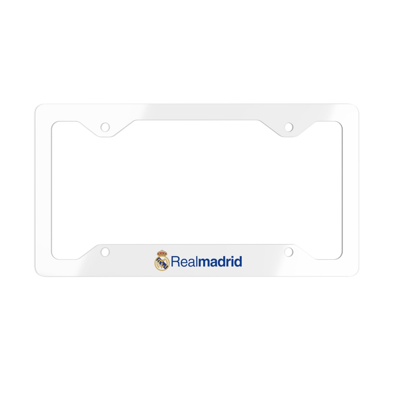 Real Madrid Metal License Plate Frame