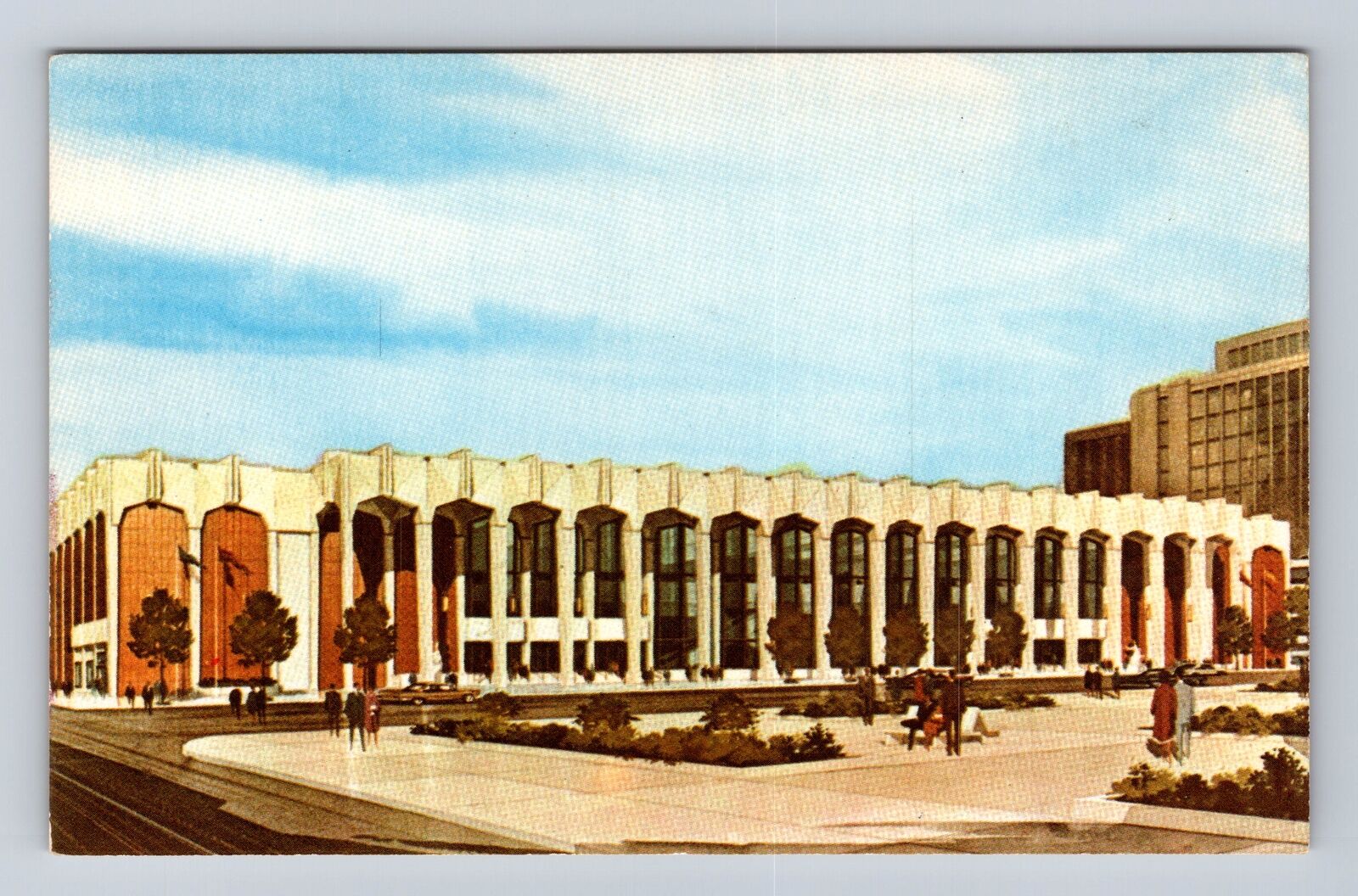 Cincinnati OH-Ohio, Convention Center, Antique, Vintage Souvenir Postcard