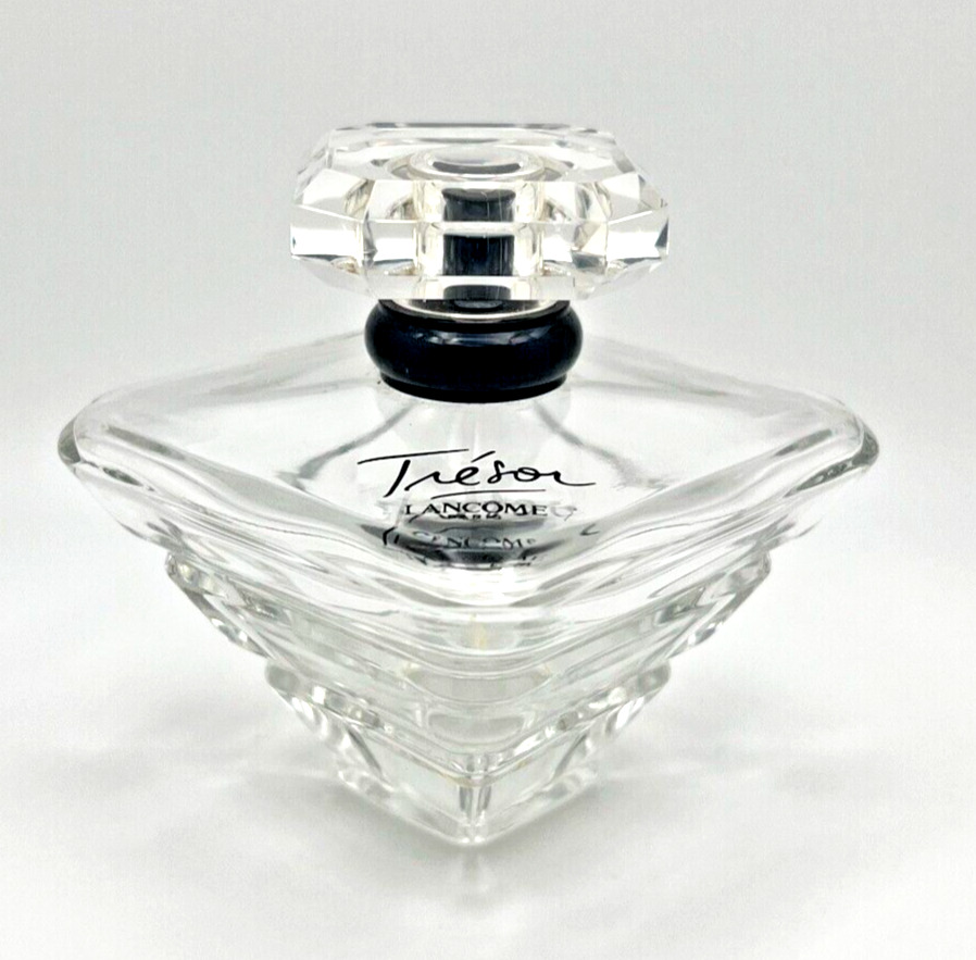 Vintage Lancome Tresor Empty Perfume Fragrance Spray Glass Bottle 3.4 oz Size