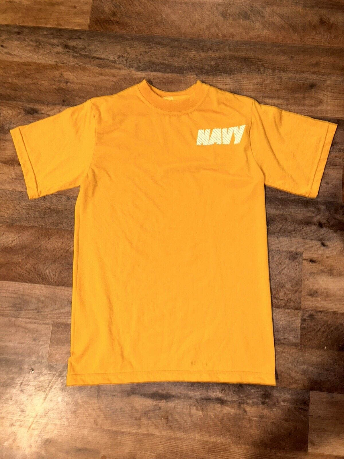 Vtg Auth US Navy PT Physical Training shirt Double Sided Reflective Unisex XS