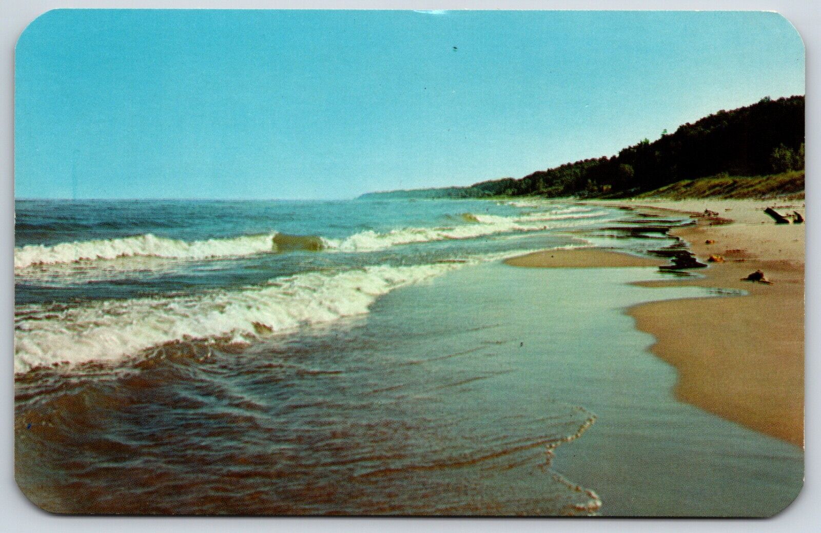 Postcard Lake Michigan, Southwestern Michigan, Unposted