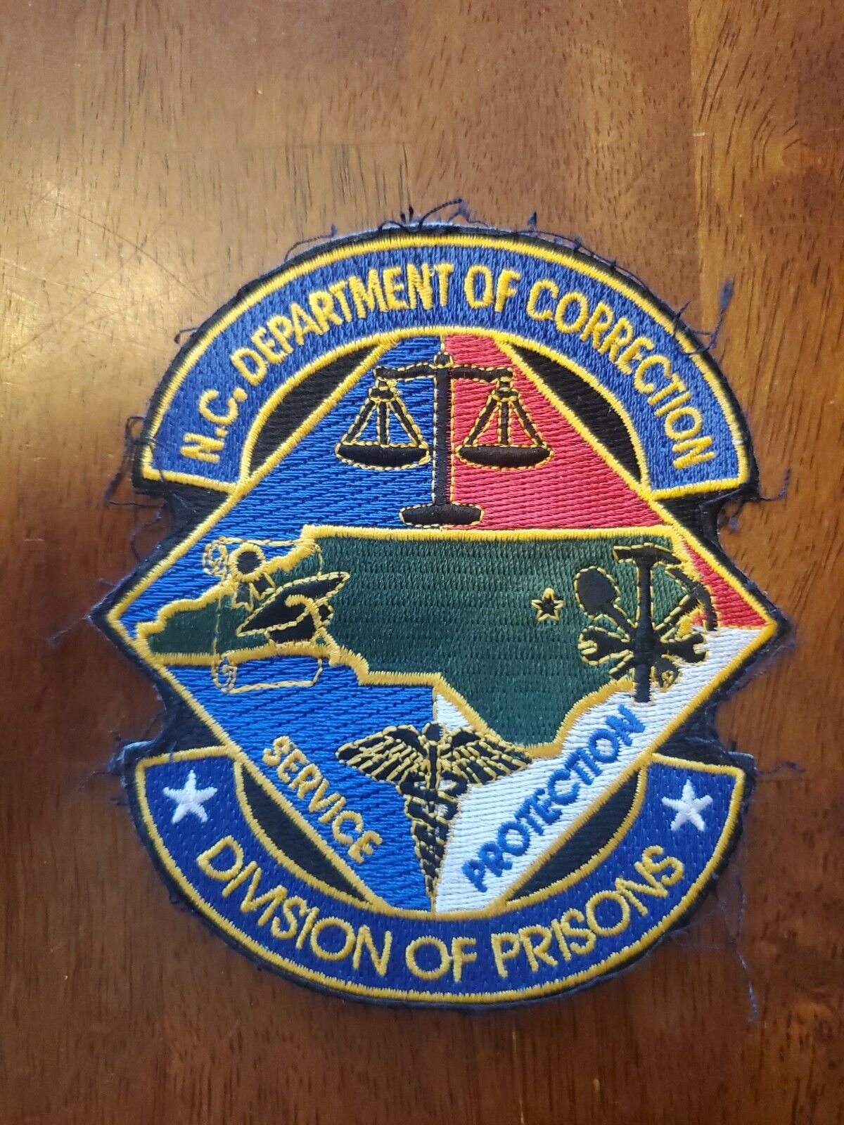 NC North Carolina Department of Correction DOC  Patch Retired