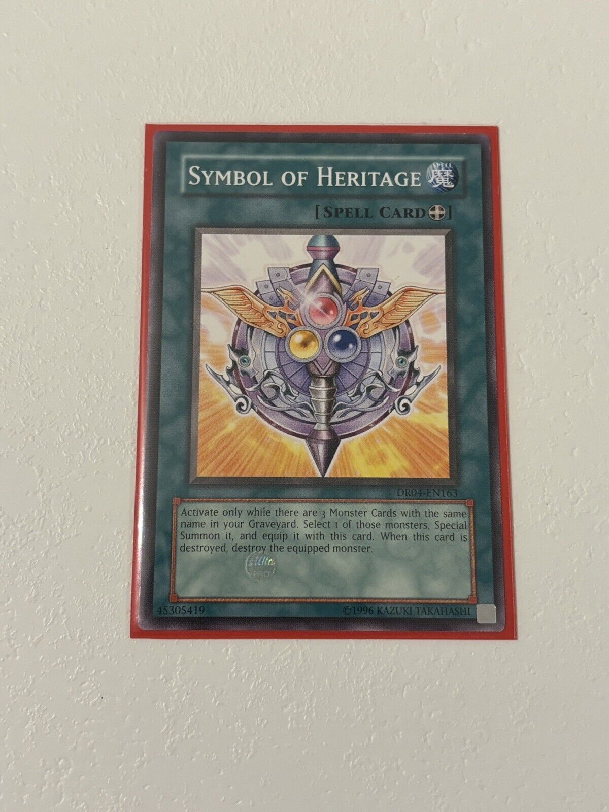 Yu-Gi-Oh TCG: Symbol Of Heritage DR04-EN163 Unlimited Card Near Mint