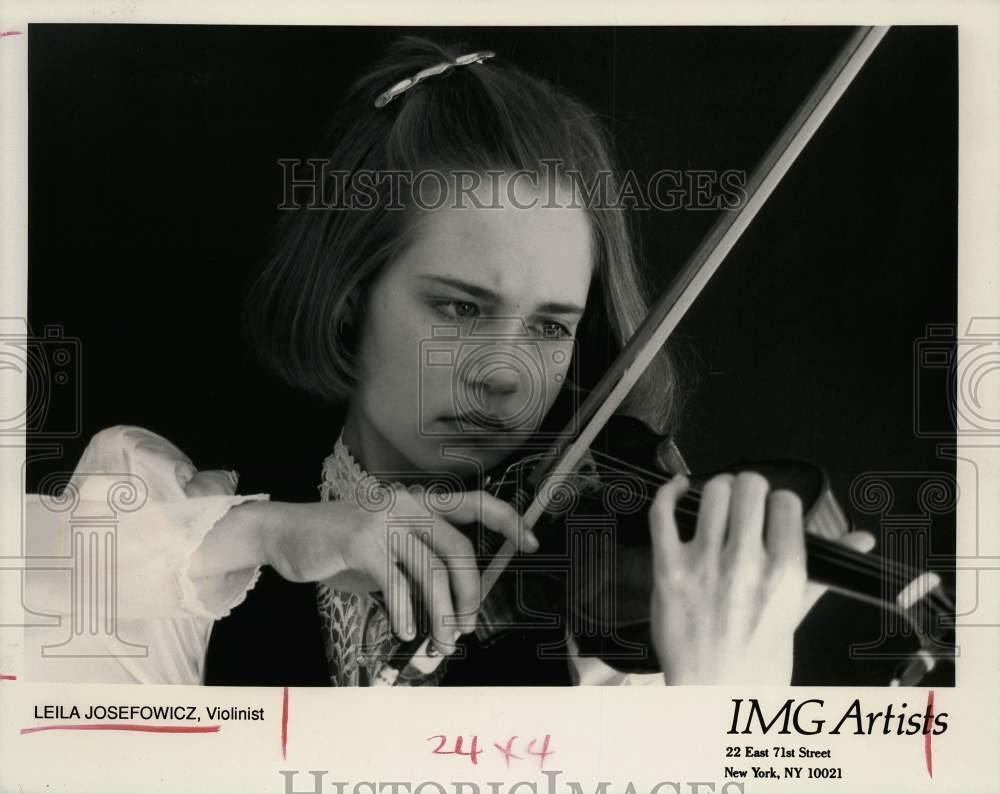 Press Photo Leila Josefowicz, violinist for Houston Symphony - hpa64150