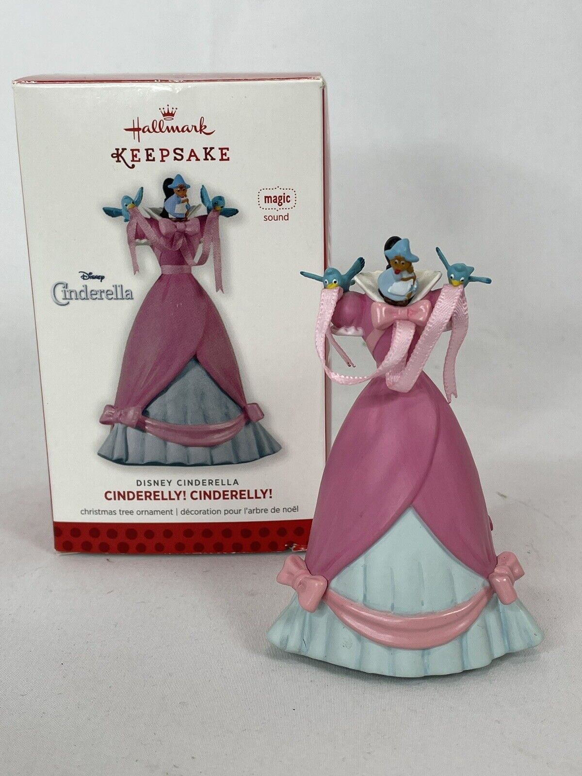 Hallmark Cinderelly Cinderella Disney TESTED WORKING 2013 Ornament Magic QXD6015
