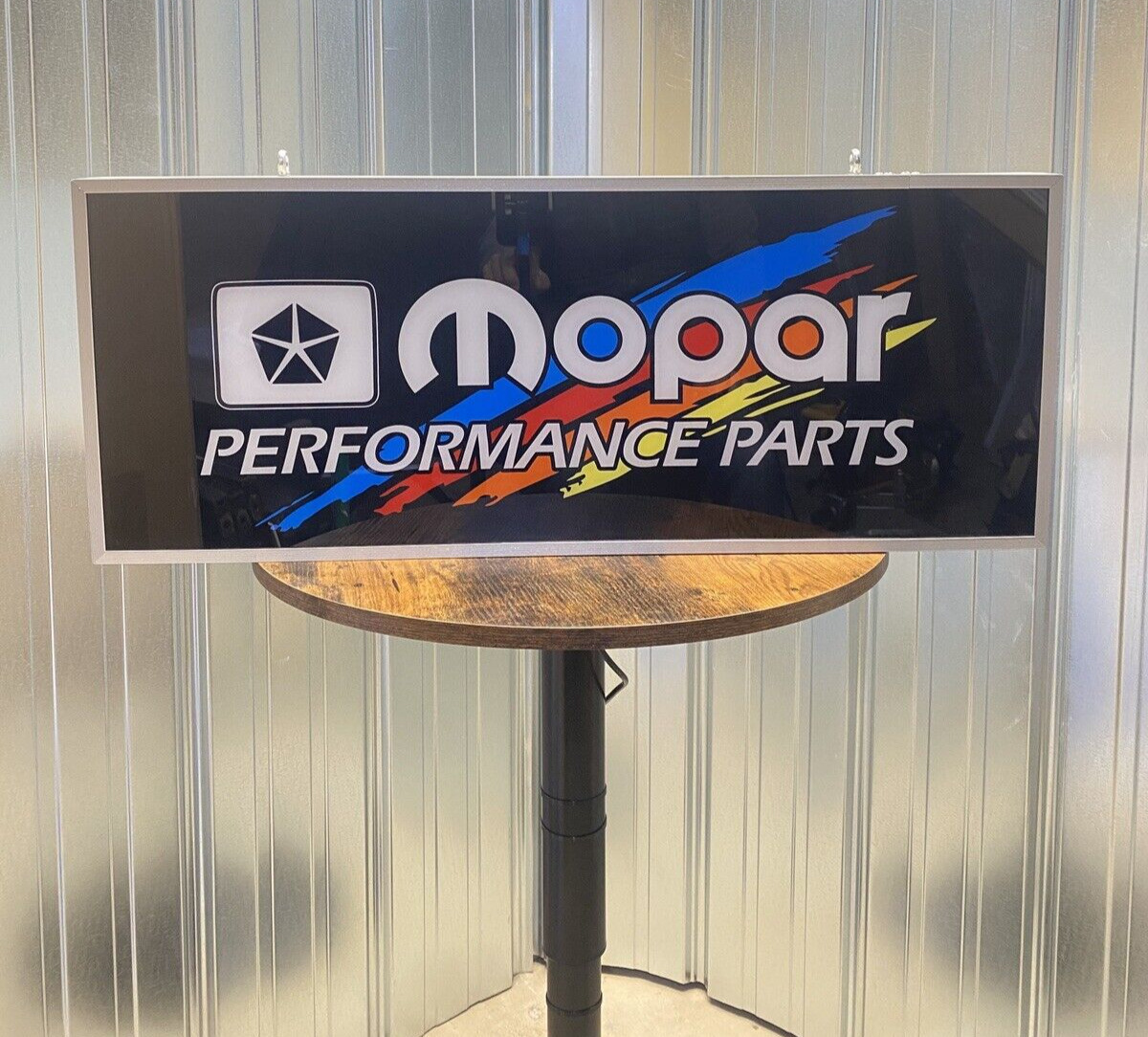 Mopar Performance Parts Backlit Sign Plymouth, Dodge, Hemi, Direct Connection