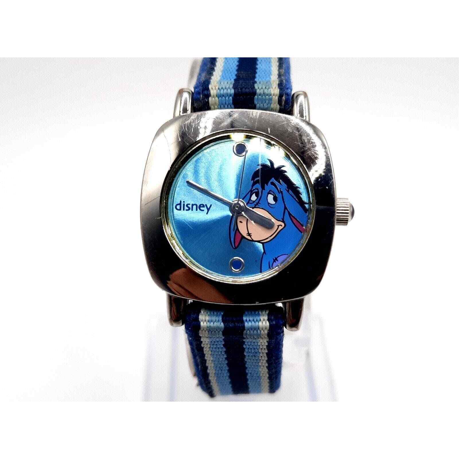 Eeyore Winnie-the-Pooh Watch New Battery Blue Dial 23mm
