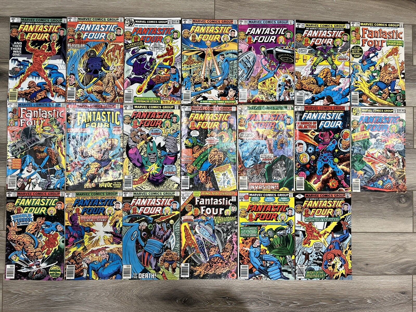 Lot #20 Fantastic Four Marvel Comics 1977-1980