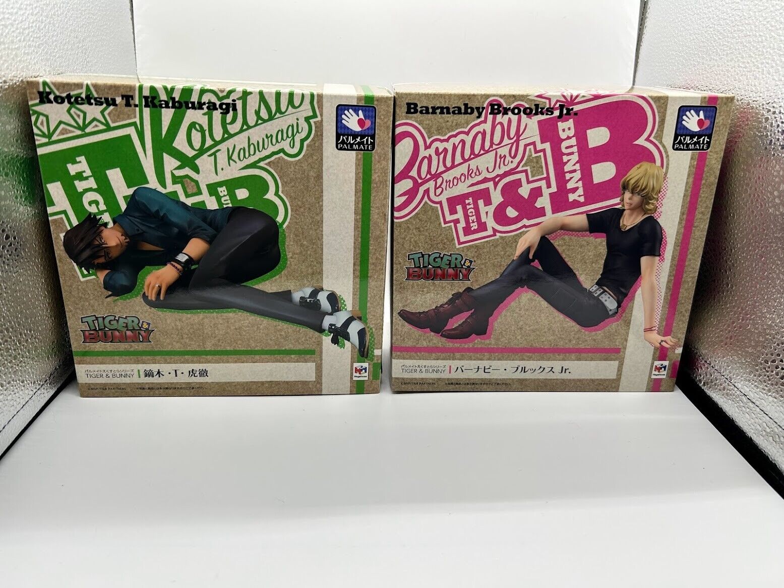 TIGER&BUNNY Palmate series Figure Set of 2 Kotetsu & Barnaby MegaHouse Japan