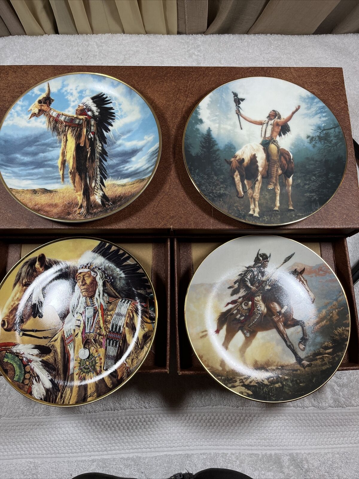 5 American Indian Heritage Foundation Museum Plate Franklin Mint Limited Edition