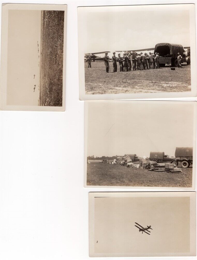 1920s USAAC Langley Field VA 0-25s & Photographers Aircraft Taking Off Photos