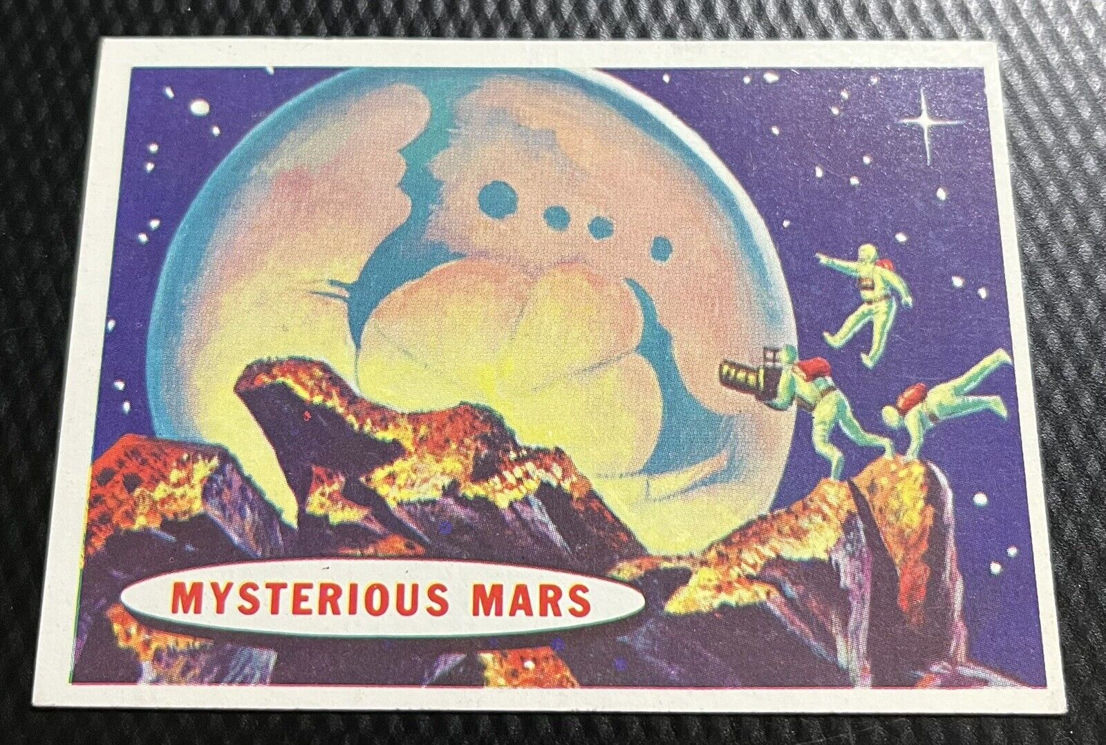1958 Topps Target Moon Hi-Grade Card #72 - Mysterious Mars - No Creases - Nice