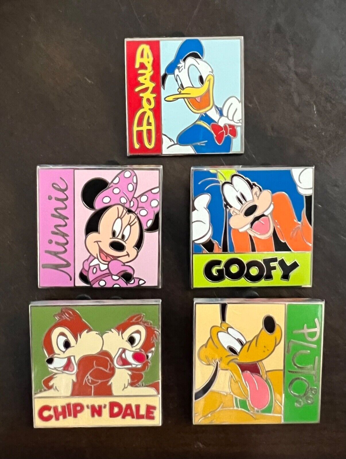 2012 Disney Trading Pin Set - Large - Set of 5 - Used - Very Good
