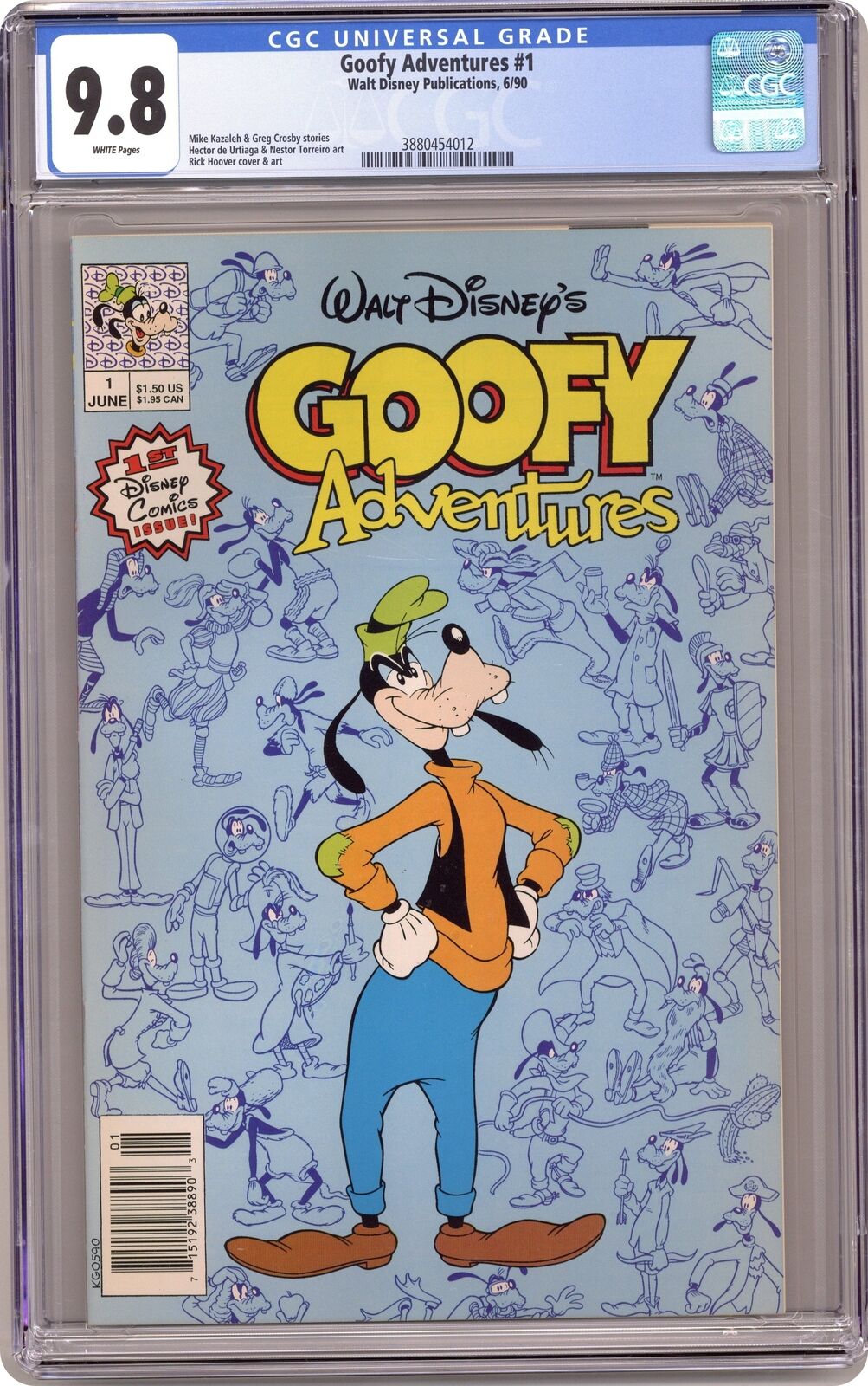 Goofy Adventures 1N CGC 9.8 1990 3880454012