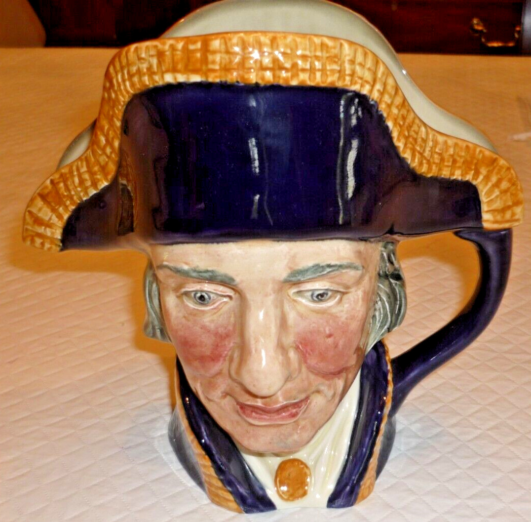 ROYAL DOULTON LARGE CHARACTER JUG LORD NELSON D6336