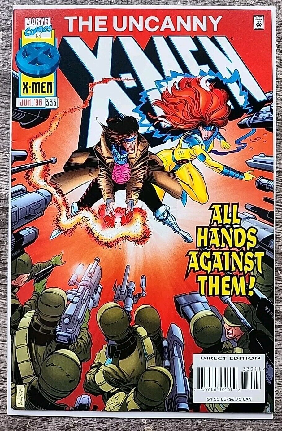 THE UNCANNY X-MEN #333 (1996) 1ST FULL APPEARANCE OF BASTION  X-MEN 97 Marvel 