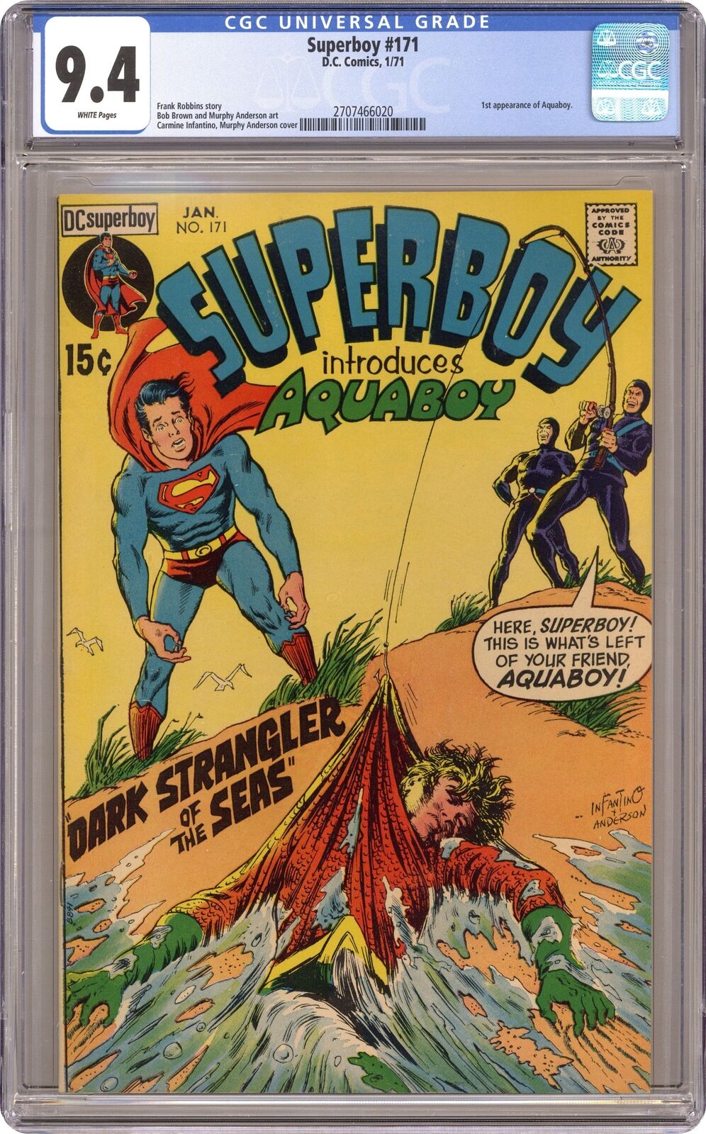 Superboy #171 CGC 9.4 1971 2707466020