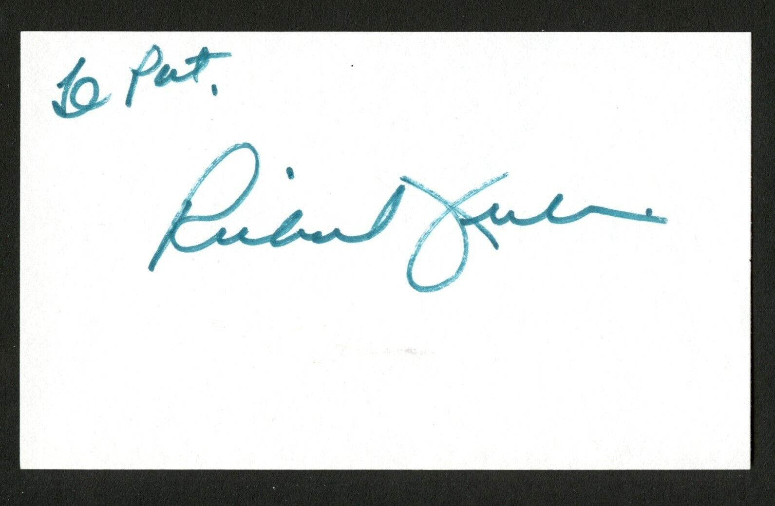 Richard Jenkins signed autograph auto 3x5 index card The Shape of Water C320