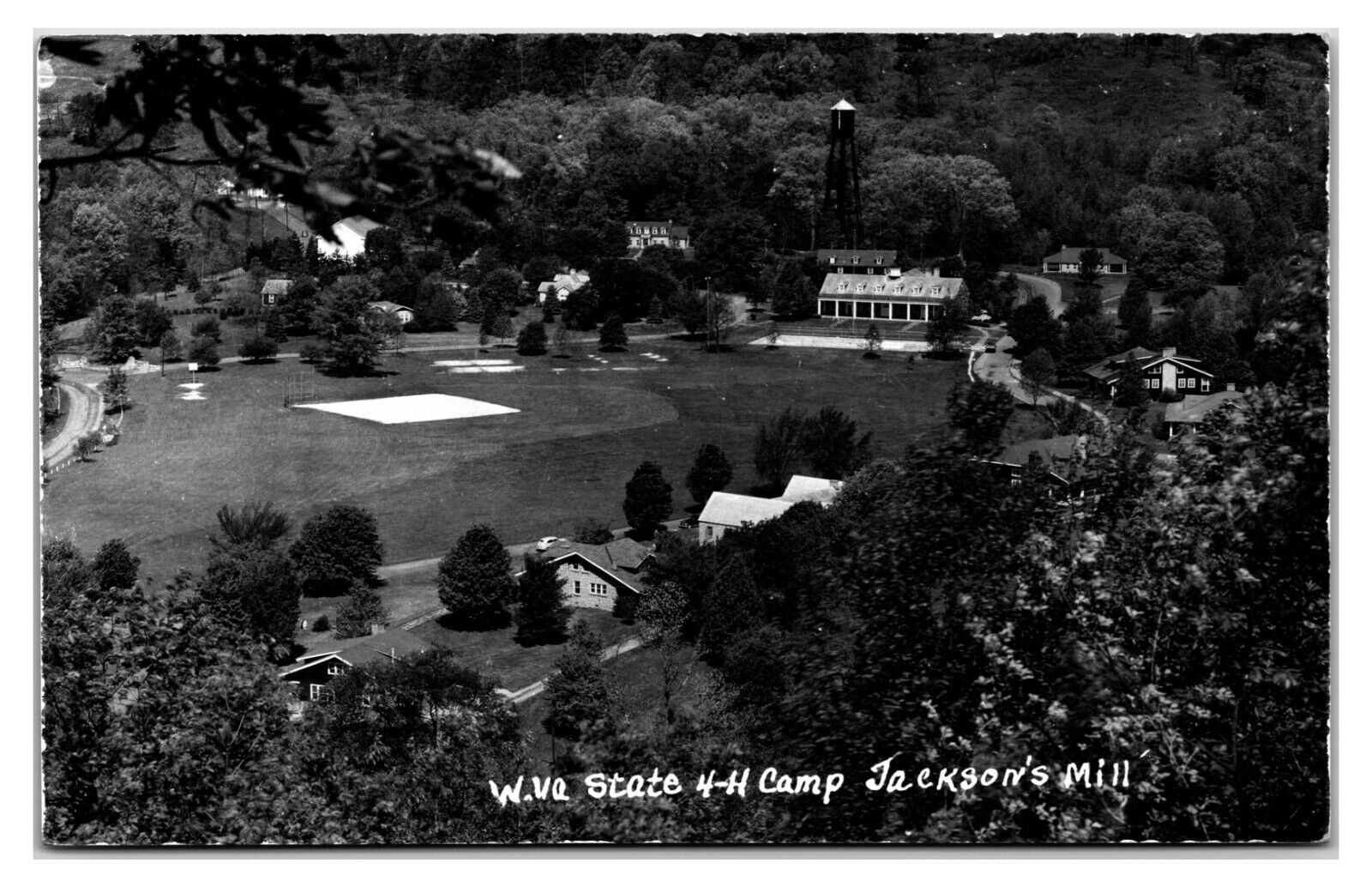 VTG 1940s - West Virginia 4-H Camp - Jackson\'s Mill, West Virginia Postcard