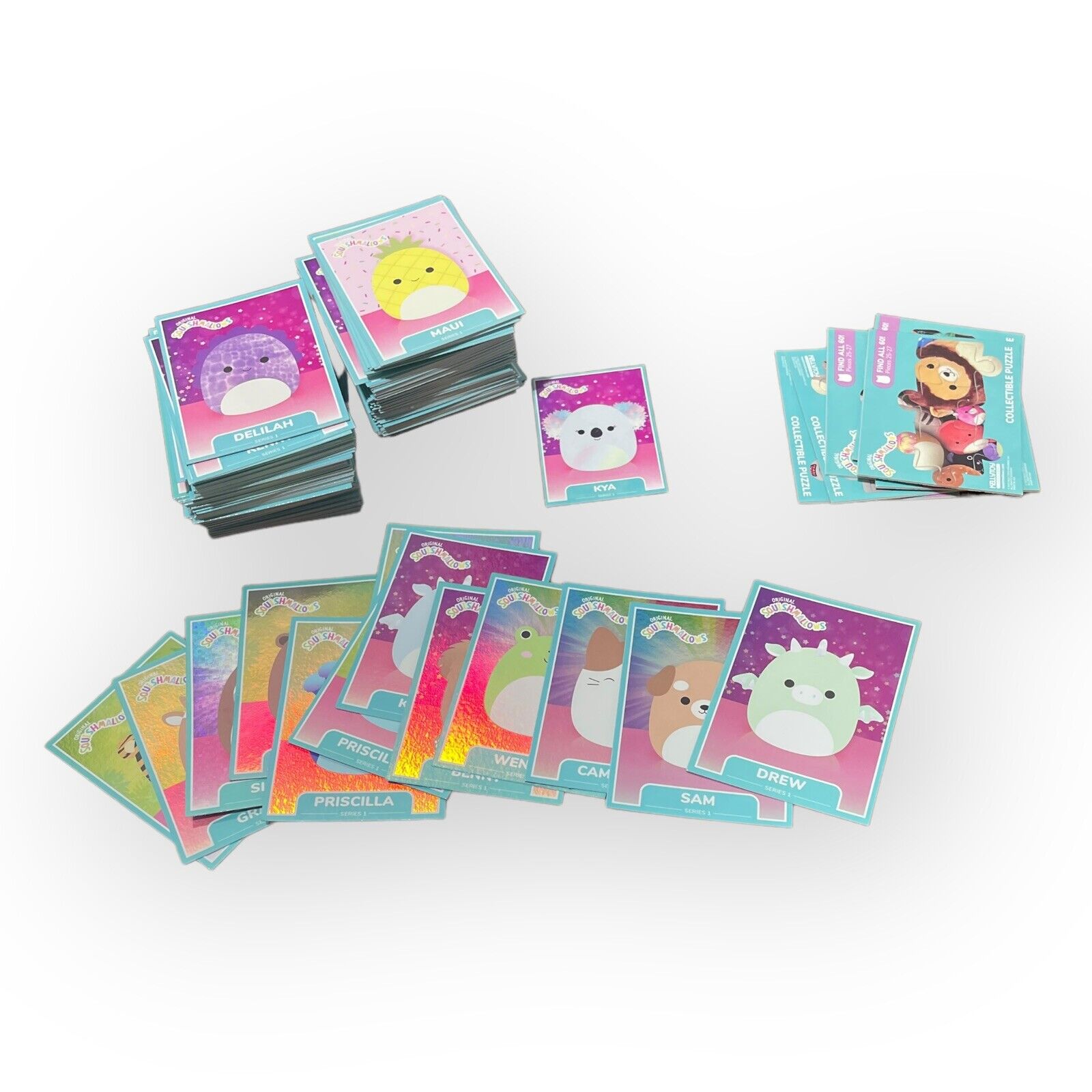 Squishmallows Trading Cards Lot FOIL Holo MINI PUZZLE  Series 1 Collection