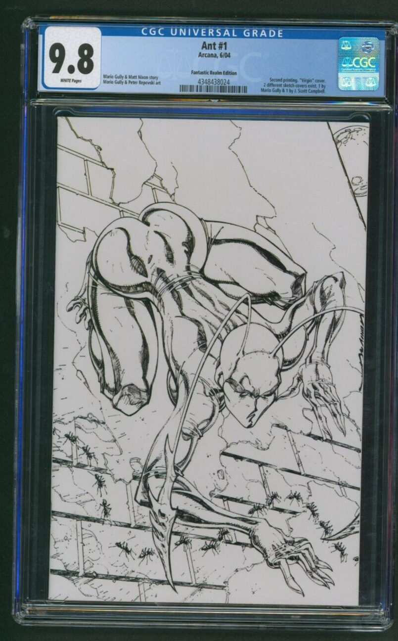 Ant #1 Fantastic Realm Variant CGC 9.8 White Pages Arcana 2004