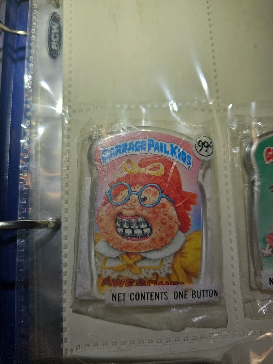Lot Of 170 Original 1984 Garbage Pail Kids Cards, 5 Rare Gpk Buttons