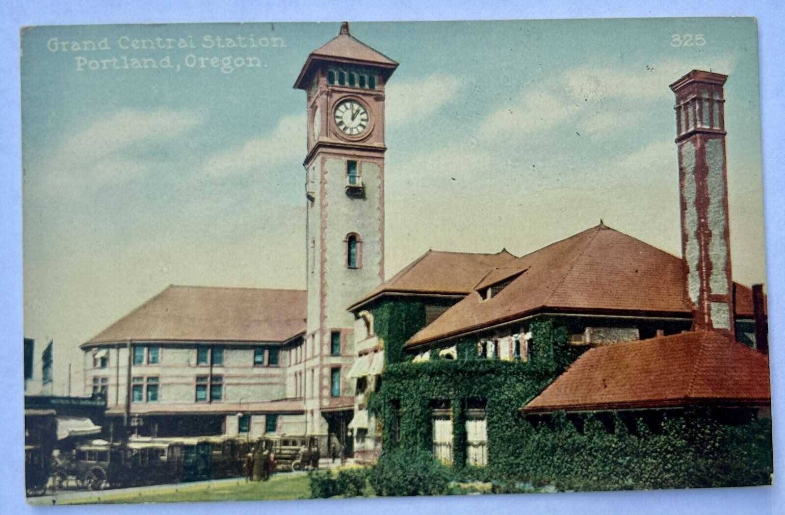 Portland Oregon. OR. Grand Central Station. Vintage Postcard.