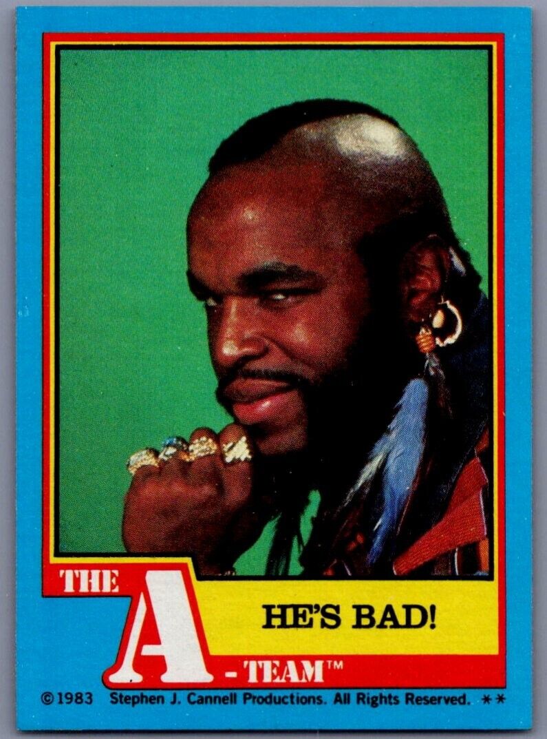 1983 Topps The A-Team He's Bad #2