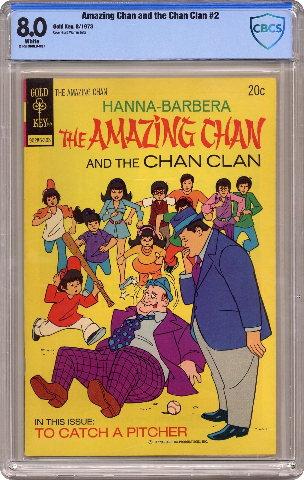 Amazing Chan and the Chan Clan #2 CBCS 8.0 1973 Gold Key 21-2F369ED-037