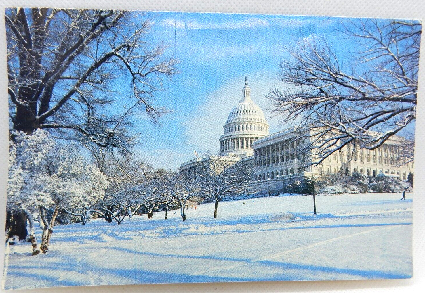 Vintage Capitol Christmas Card from Congressman Guy Vander Jagt Pres Reagan Era