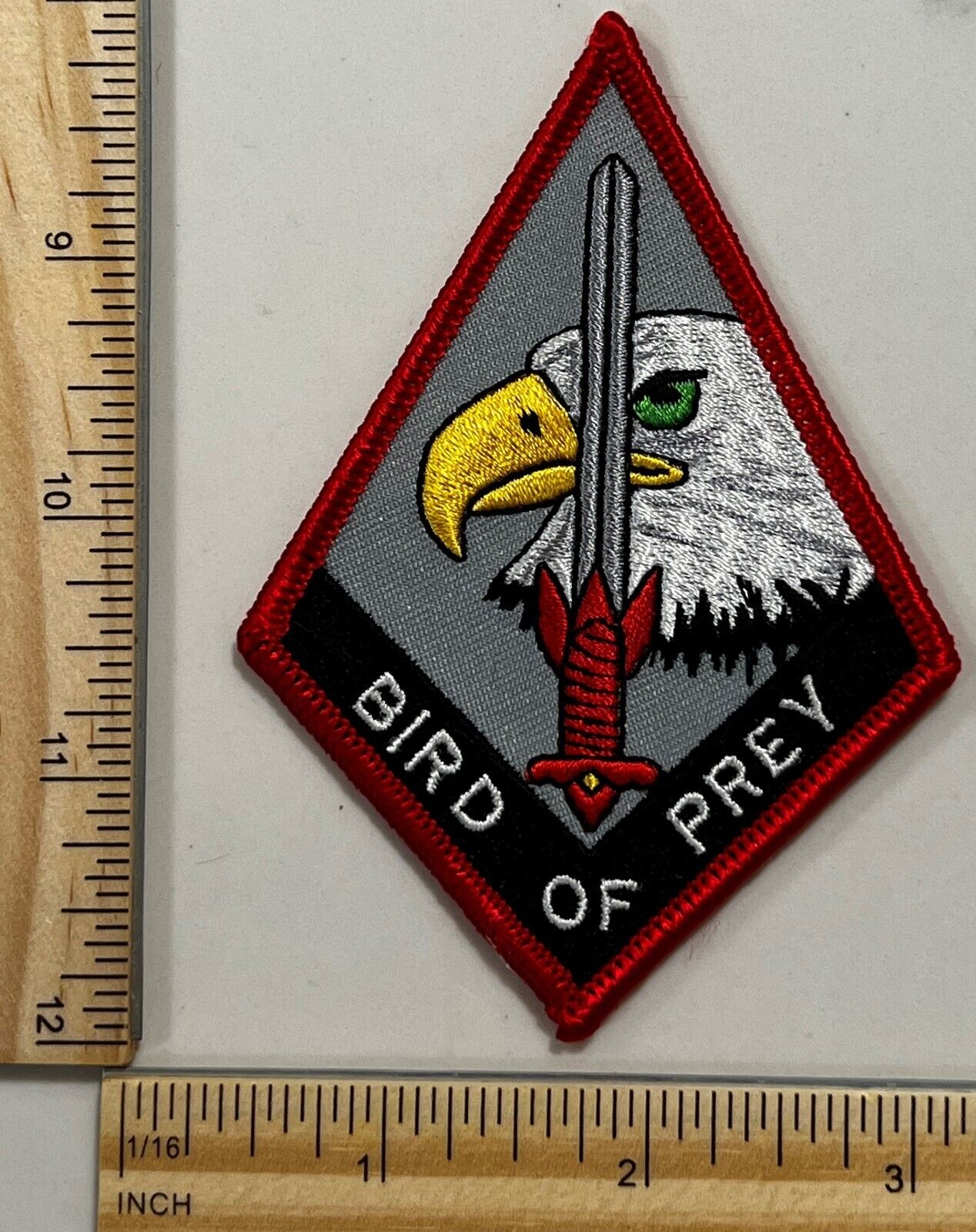 RARE - BLACK OPS MILITARY PATCH – HIGHLY CLASSIFIED BIRD OF PREY - GROOM LAKE